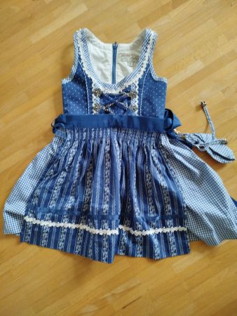 Kinder Dirndl Gr. 86 blau