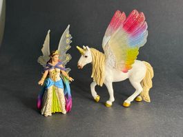 Schleich Bayala Regenbogenkönigin Regenbogen Pegasus 72079