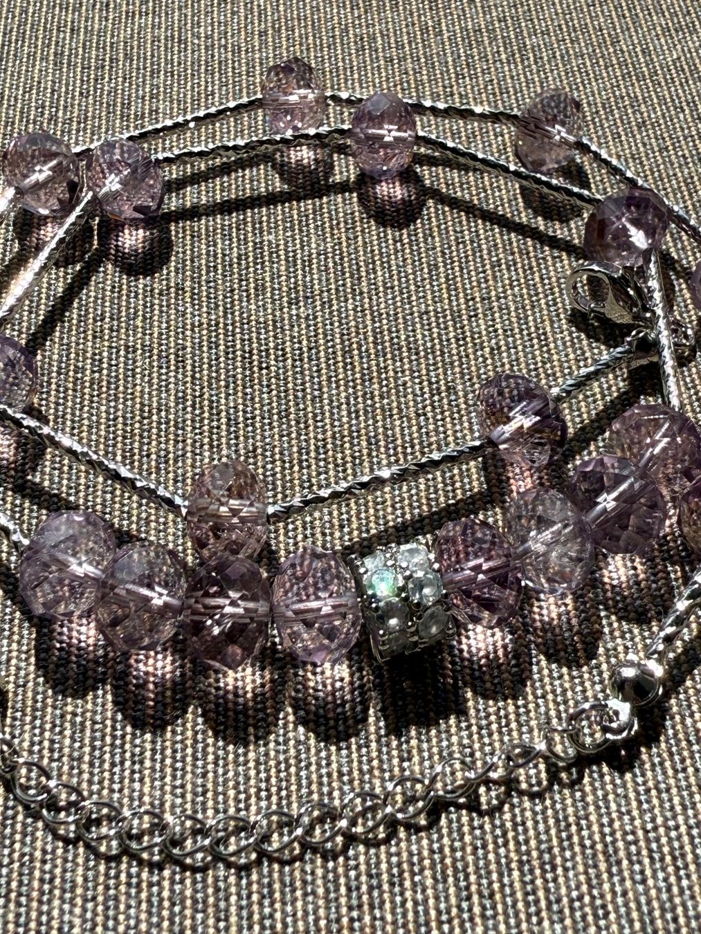 Catenine: Amethyst Halskette Choker Halsschmuck Collier 40 cm – Nuovo (secondo la descrizione) da Rotkreuz venduto da beltraum 5