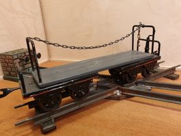 Antiker Bing Langholzwagen in Spur 0
