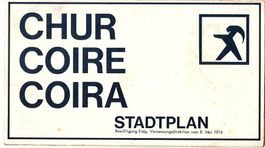 Chur Stadtplan 1974