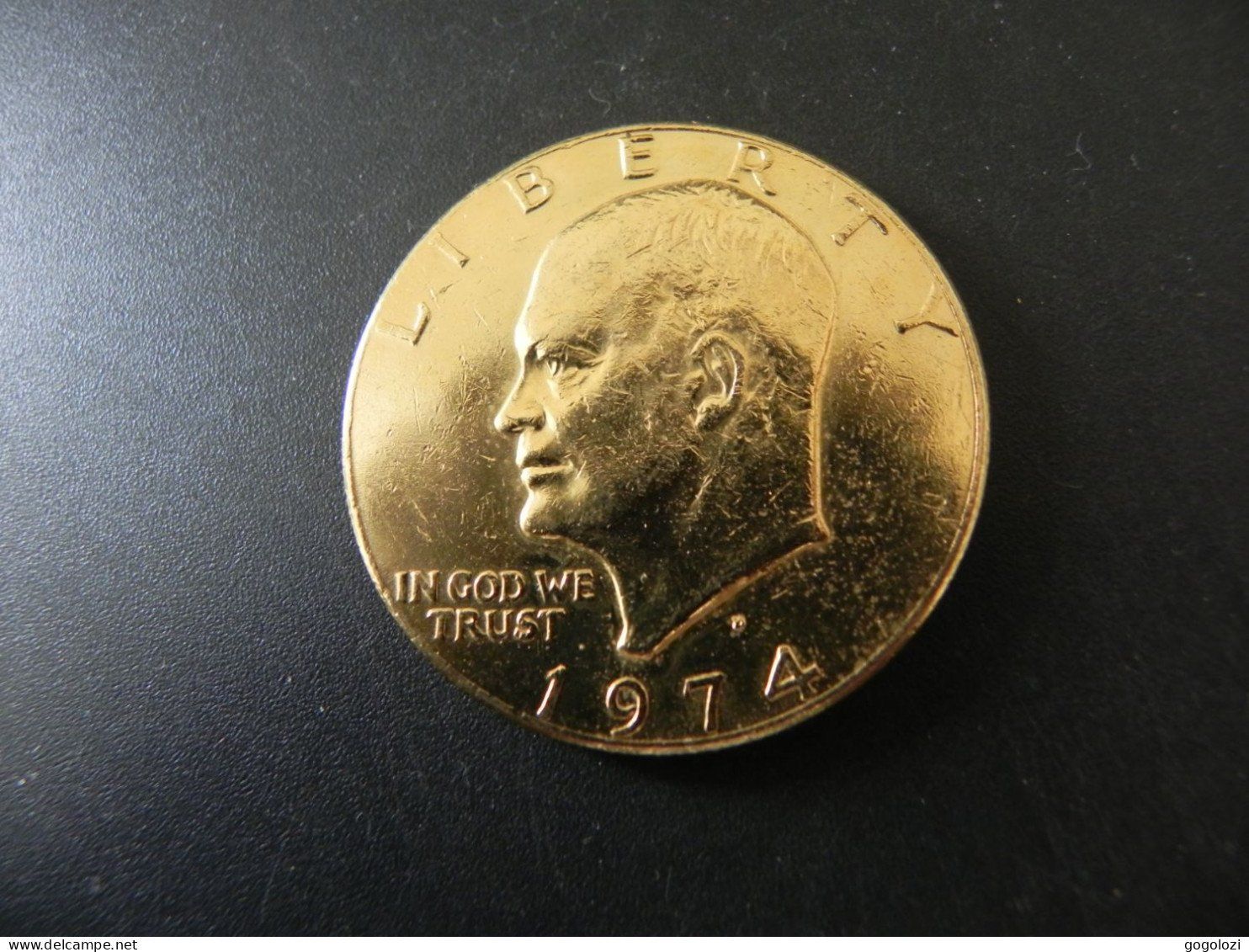 Tutti le monete: USA 1 Dollar 1974 D - Eisenhower – Usato da Biel/Bienne venduto da Gogolozi