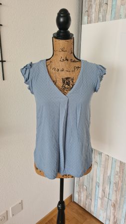 C&A Bluse, Grösse XS  34, Hellblau, Sommerlich, Top Zustand!