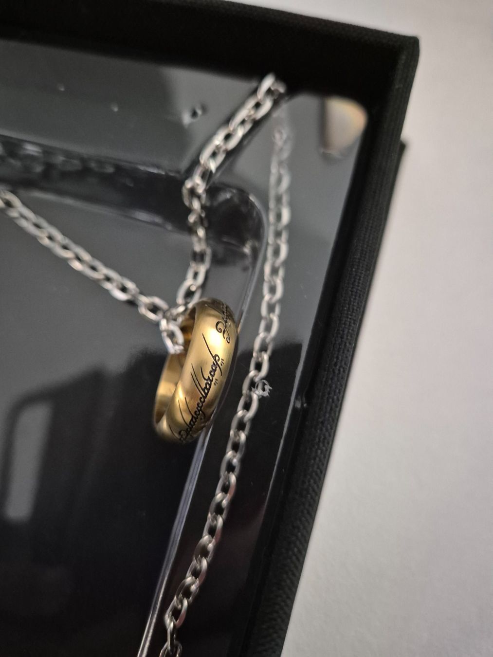 Anelli: Der Eine Ring mit Kette - Herr der Ringe - Noble Collection – Nuovo (secondo la descrizione) da Rebstein venduto da Fredyb0 2