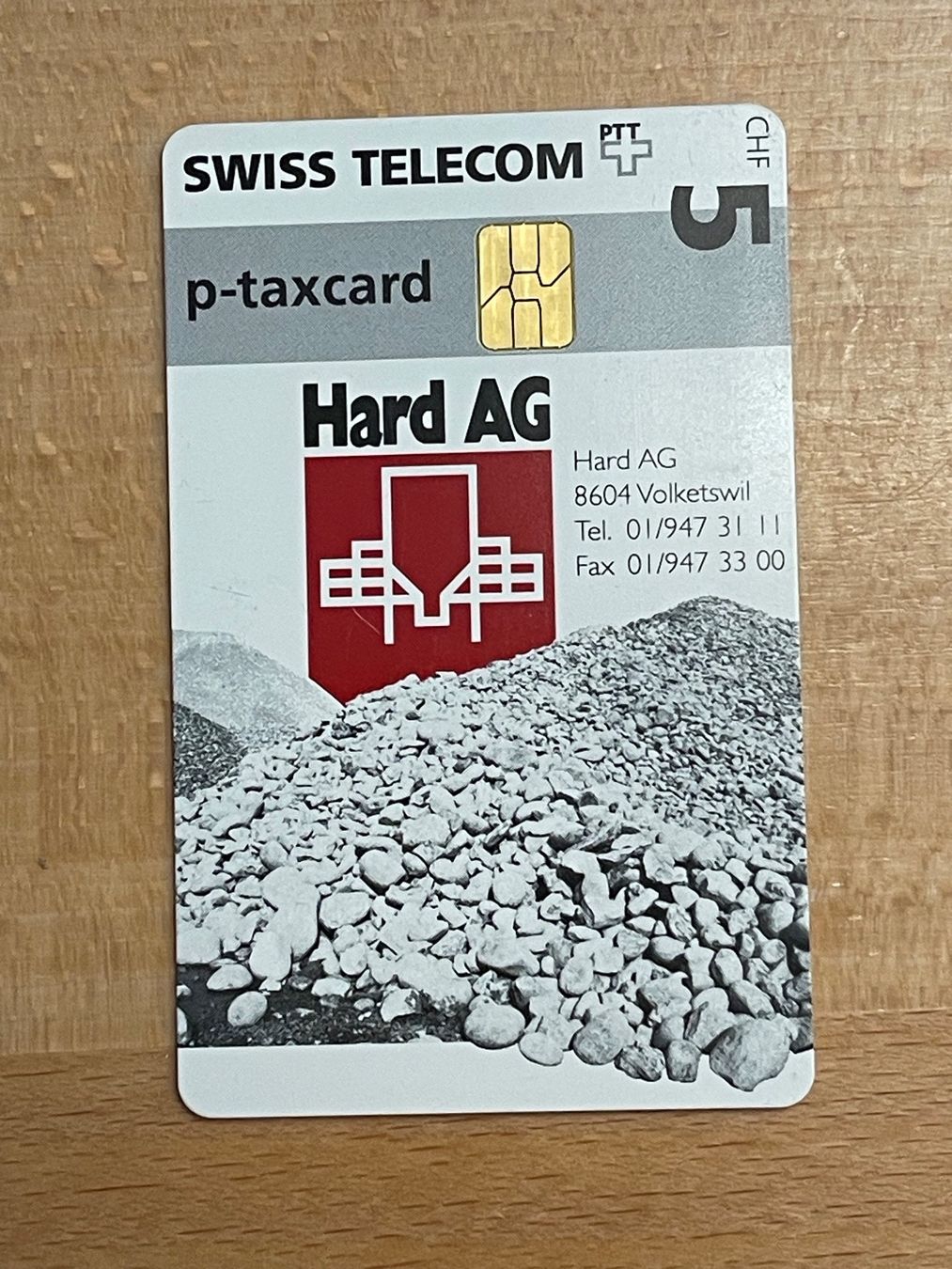 Cartes de téléphone: P-Taxcard Hard AG 5Fr – D'occasion à Rüti ZH par alumedien