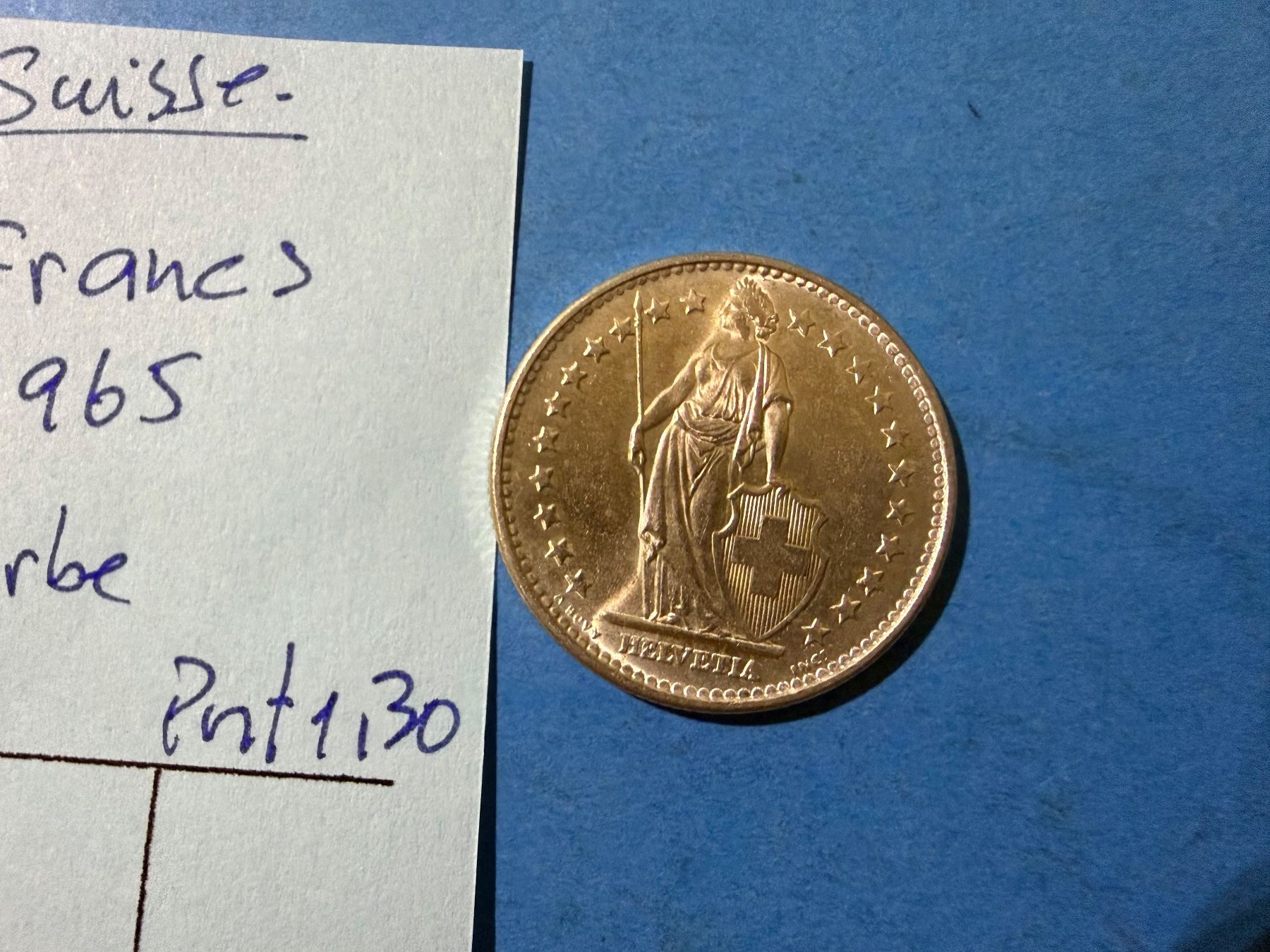 Tutti le monete: SUISSE : 2 FRANCS 1965 - SUPERBE – Usato da genève venduto da GEnumist 2