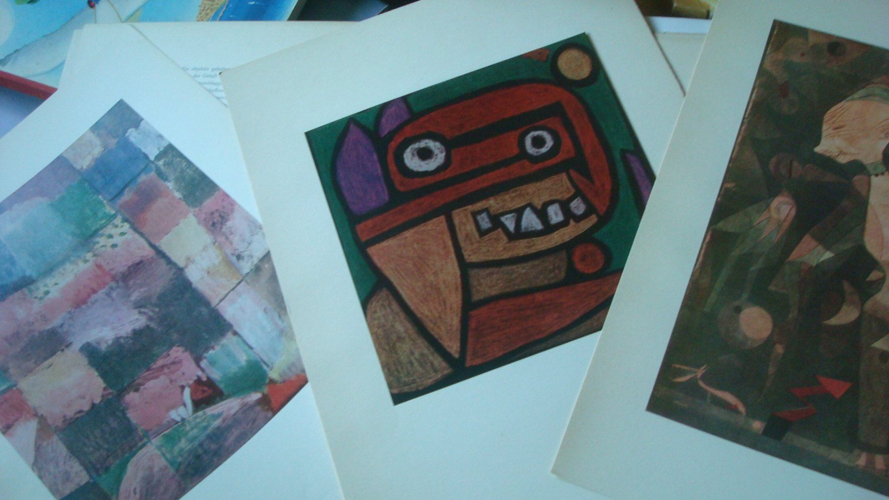 Poster & Bilder: Kunstmappe mit 10 Blätter Paul Klee Gemälde – Gebraucht aus Münchenstein von Pesci6 2