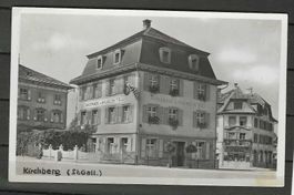 19.12.1945 Gasthaus zum Wilhelm Tell Kirchberg/Ortsstempel