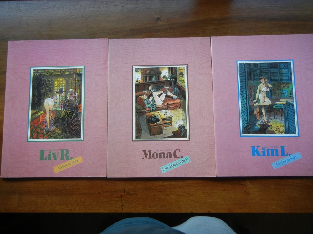 Comic Erotik - Liv R./Mona C./Kim L. - Jürgen Funke (Neu (gemäss ...