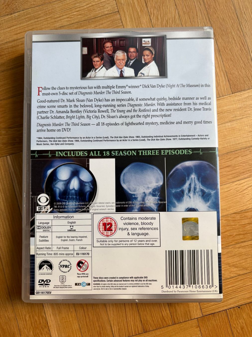 Tutti i DVDs: Diagnosis: Murder - The Third Season - DVD – Usato da Zürich venduto da Malcom 4