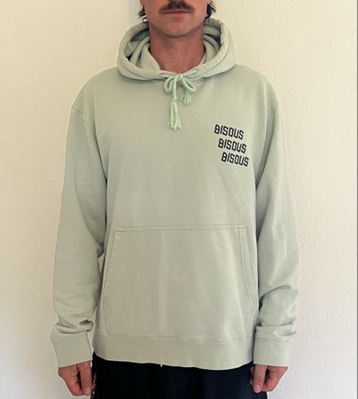 Hoodie Bisous Bisous light green size L good condition