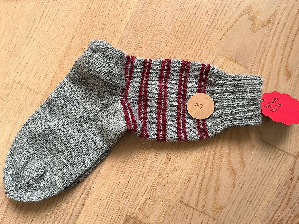 Socken: Socken Gr 42/43 Handgestrickt – Neu und originalverpackt aus Liestal von Strigg-Grossmami 3