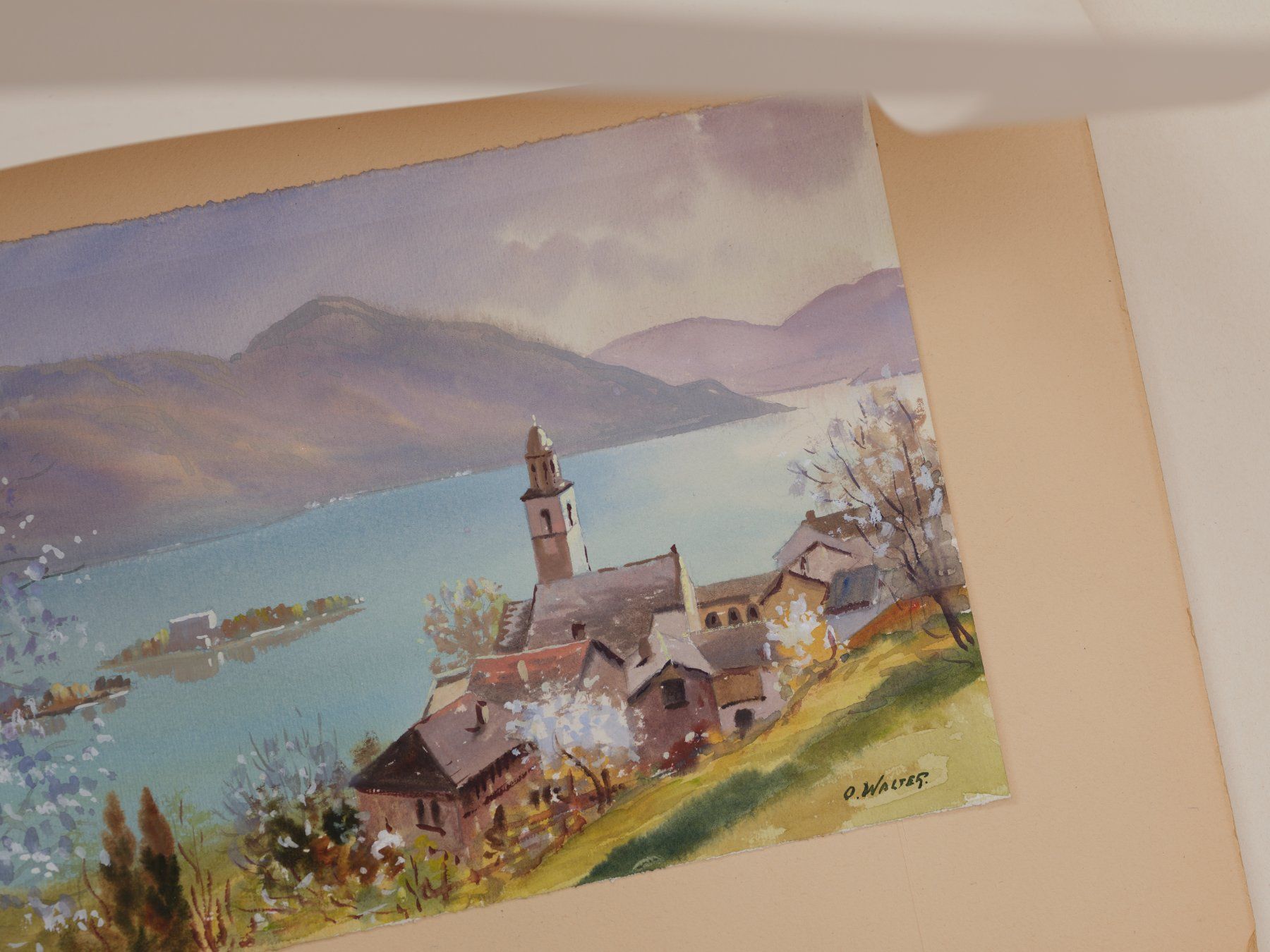 Gemälde: O. Walter - 4 Aquarelle (enbloc) – Gebraucht aus Zürich von 000rk 1