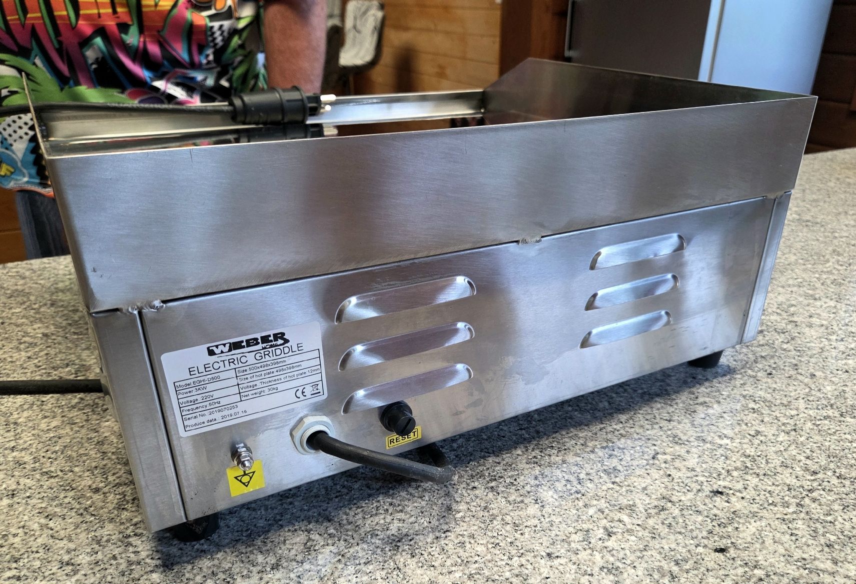 Weber Grils: Plancha électrique professionnelle Weber Home EGHI-D500 – D'occasion à Collombey par Babi85 3