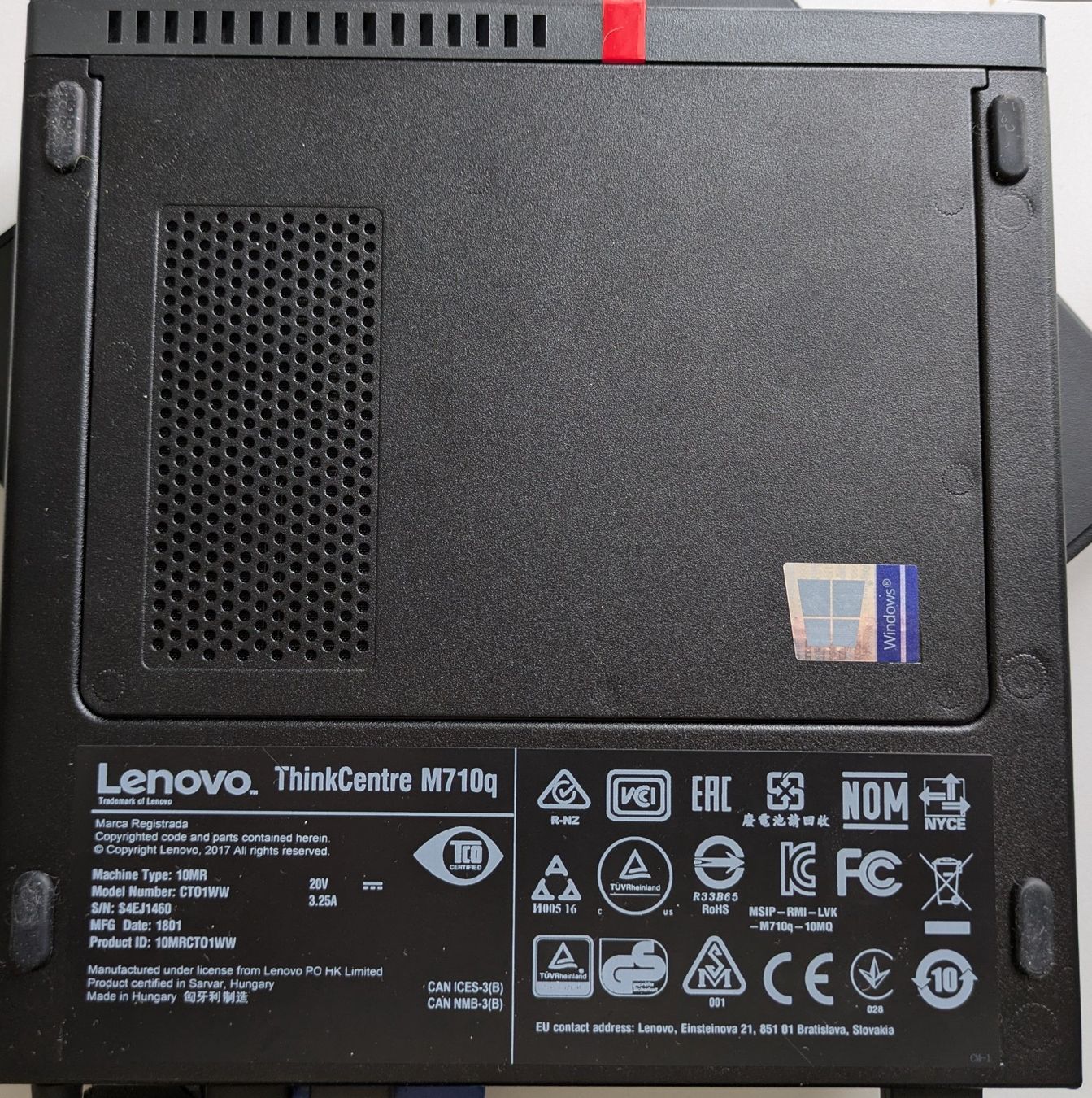 Lenovo PCs: Lenovo ThinkCentre M710q Tiny – D'occasion à Gossau SG par kognit