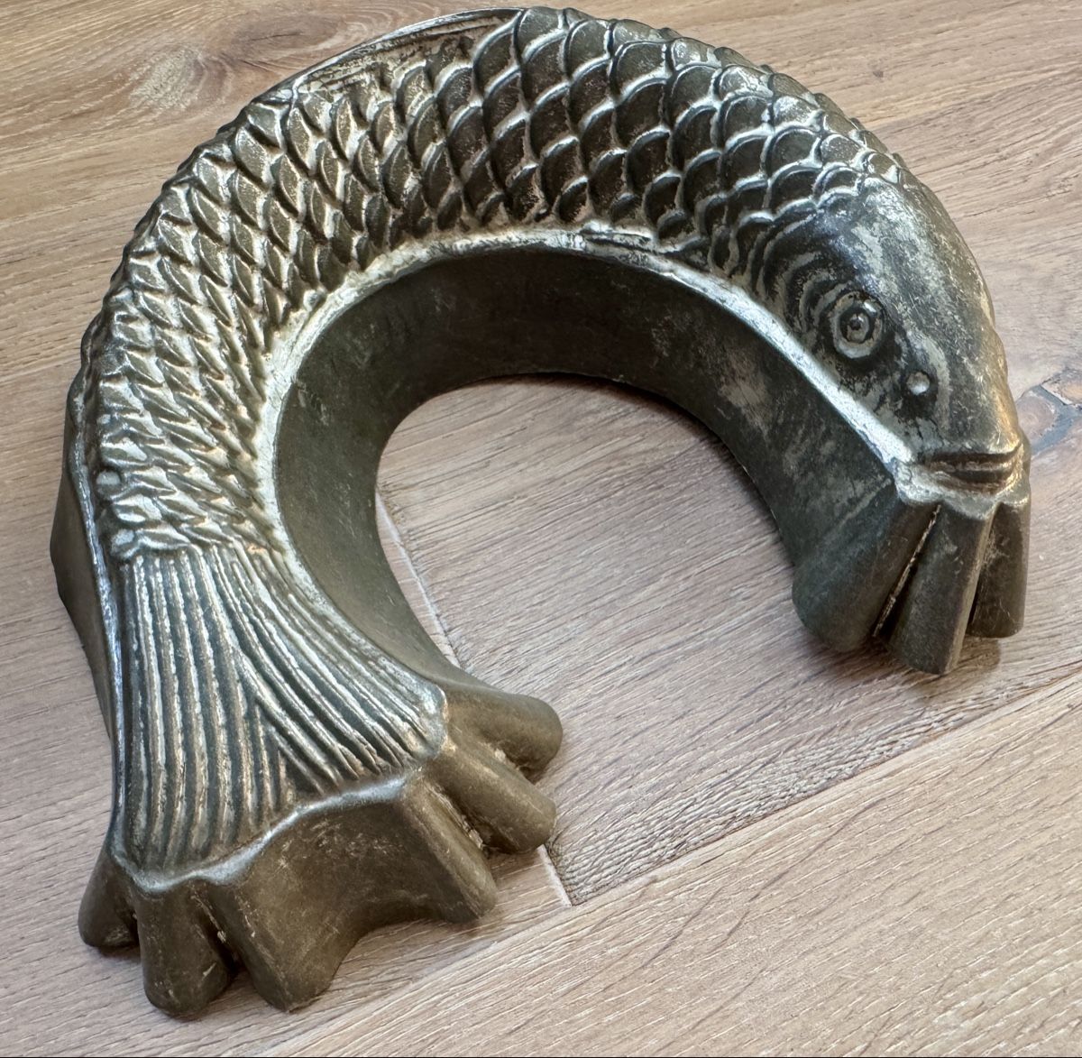 Teglie da forno: Antike Backform Fisch aus Blech 24 cm – Usato da Rothrist venduto da Luckywinner 1