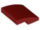 Lego Dark Red Slope, Curved 2 x 2 x 2/3 24 Stück