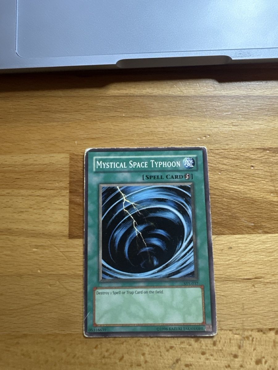 Yugioh Carte collezionabili: Yu-Gi-Oh Spell Card Mystical Space Typhoon – Nuovo (secondo la descrizione) da Schaan venduto da Hermine2018