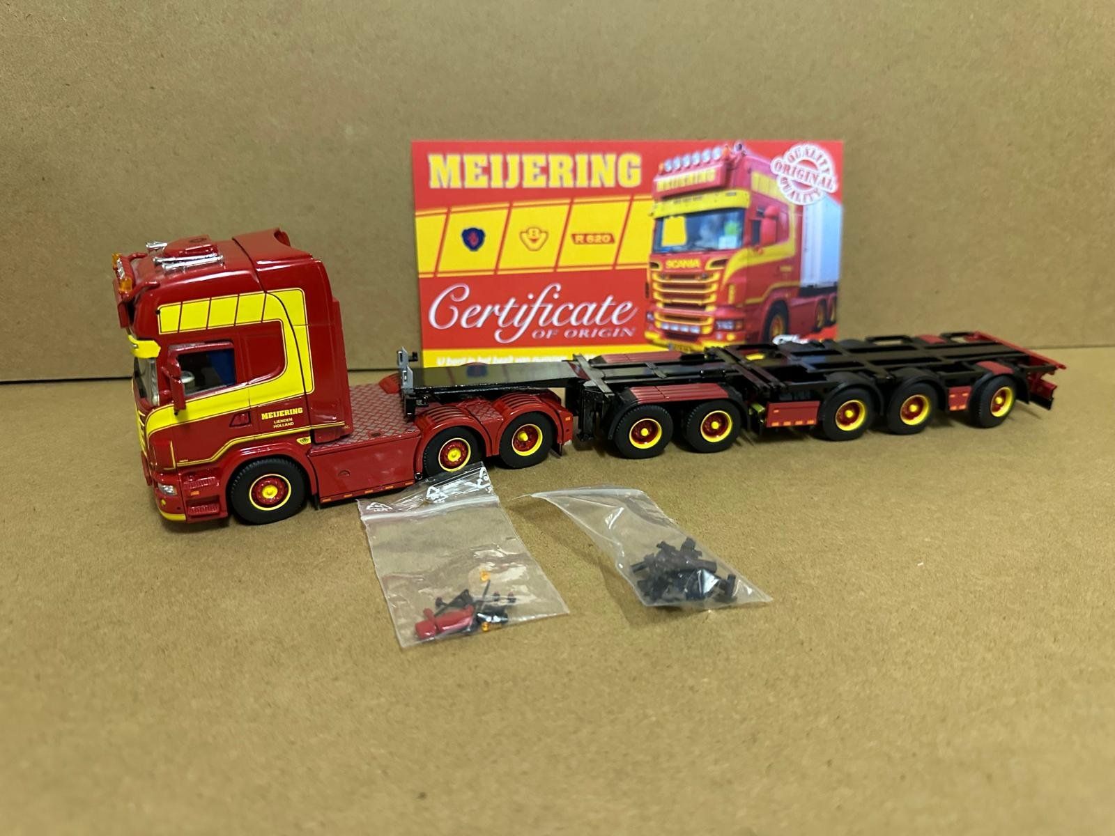 Tekno Modellbausätze & Standmodelle: Tekno Scania Meijering – Defekt aus Dagmersellen von FBM-Bacheli