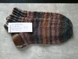 Kurzrohrsocken handgestrickt, Grösse: 42/43