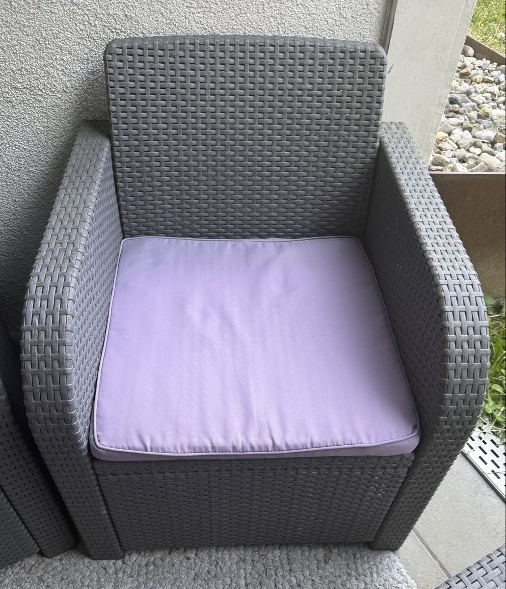 Set di tavolo e panche: Polyrattan Lounge Set komplett mit Sitzkissen – Usato da Bad Ragaz venduto da sim_k52b 1