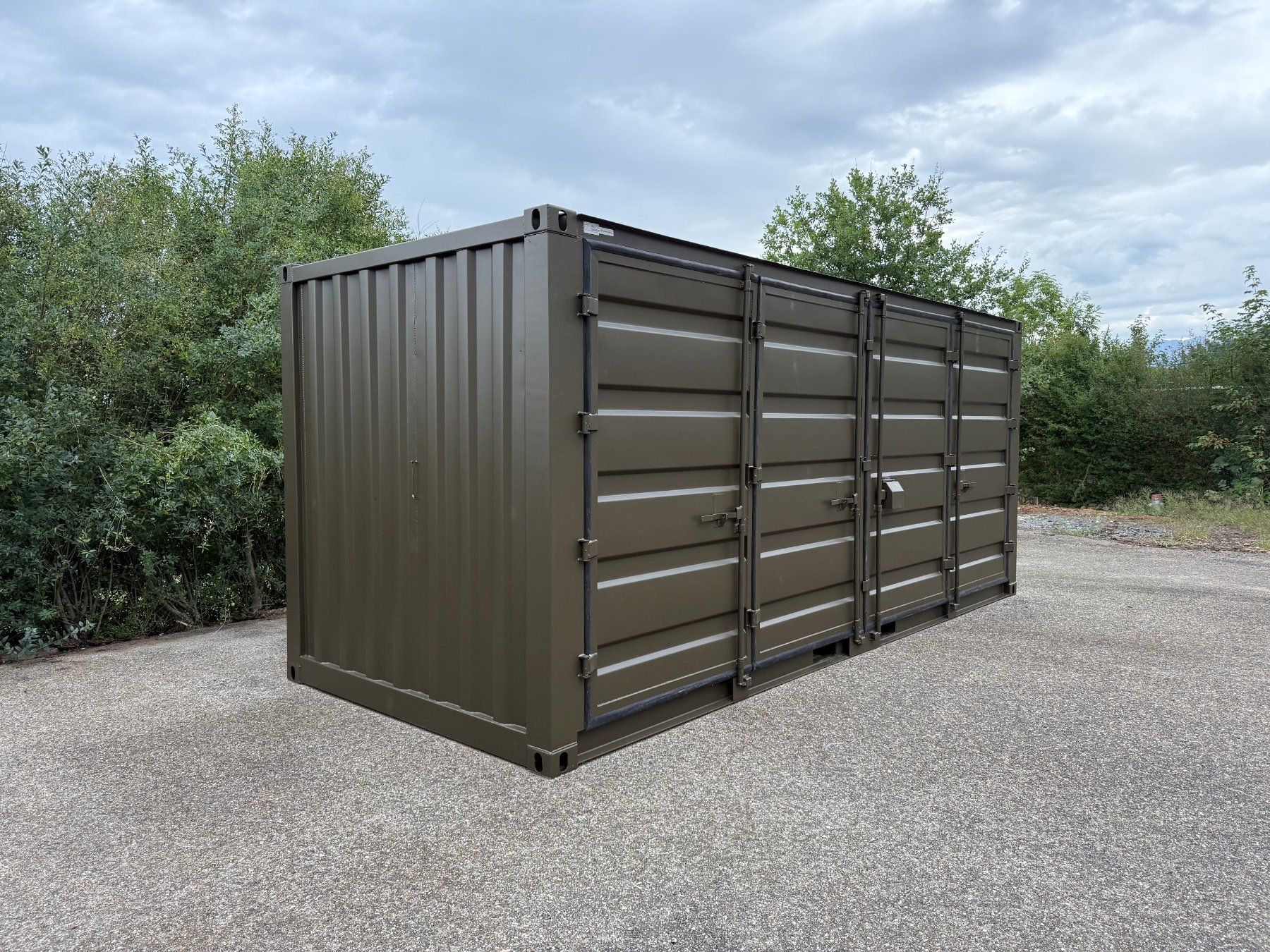 Contenitori edile: 20 Fuss Lagercontainer in grün, Open Side – Nuovo e nell'imballaggio originale da grosswangen venduto da Poliniman0 1