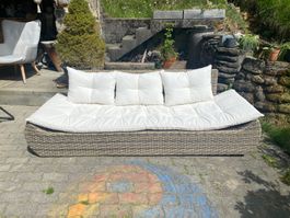 Gartensofa Rattanoptik