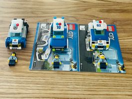Drei freestyle Lego City Polizeiautos mit Grundanleitung