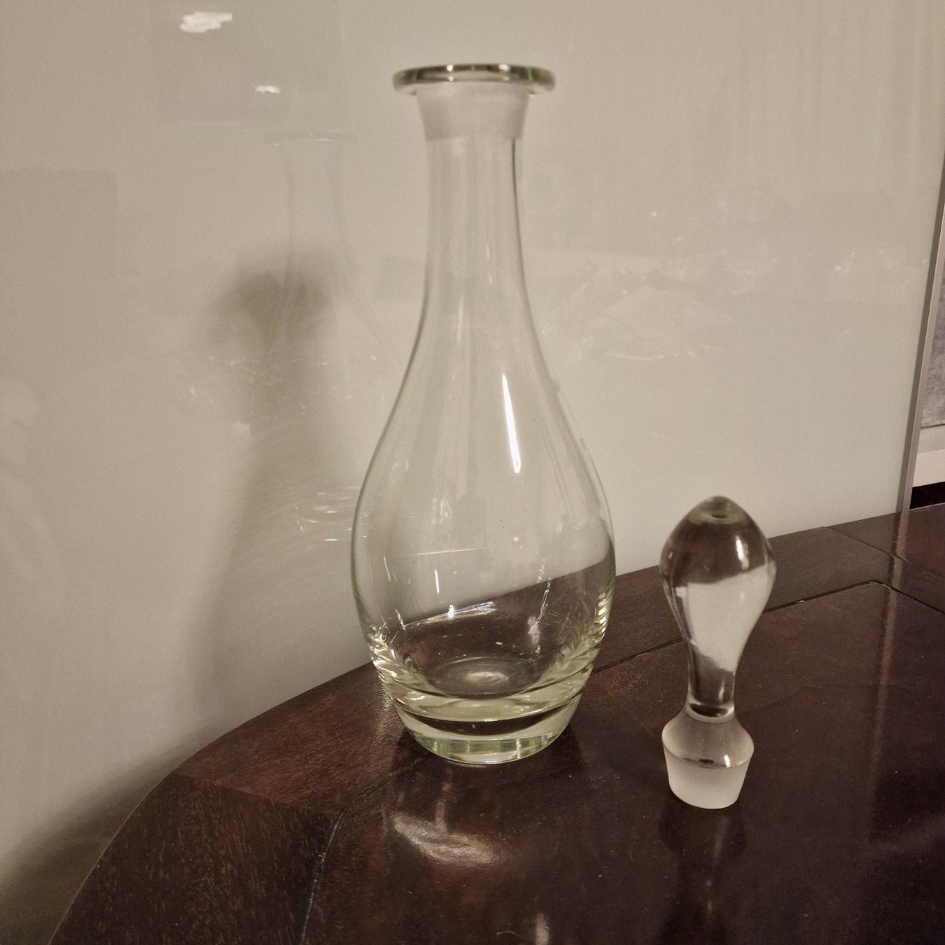 Karaffen: Dekorative Vintage-Kristallkaraffe mit Glasstopfen. – Gebraucht aus Birr von dem_9xtm 4