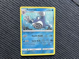 Pokemon Poliwrath Reverse Holo Unbroken Bonds near Mint