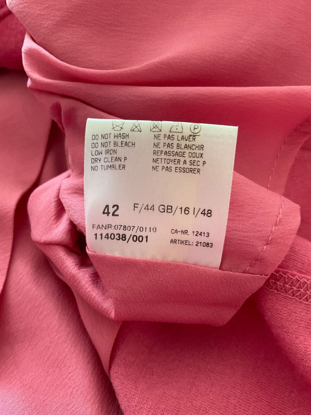 Basler Giacche: BASLER Black Label Wolle Blazer Gr 42 rosa NEU – Nuovo (secondo la descrizione) da Urdorf venduto da alda02 9