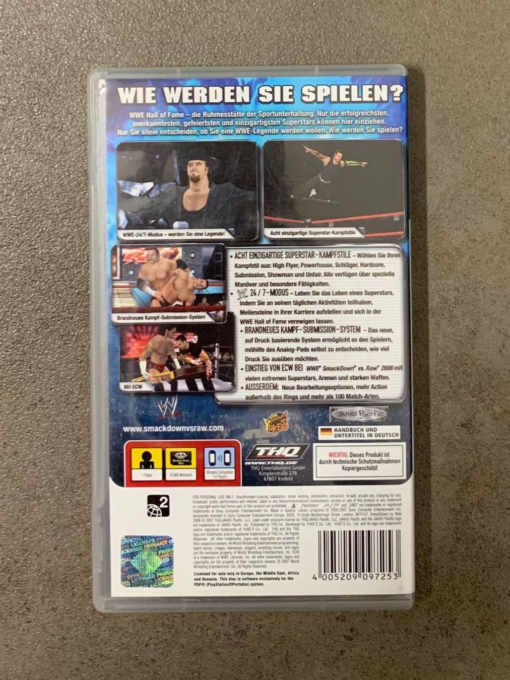 Giochi: PSP SMACKDOWN VS RAW 2009 – Usato da Birsfelden venduto da Dealgoenner24 2