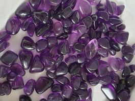 200 gr. Amethyst - Trommelsteine in Top Qualität
