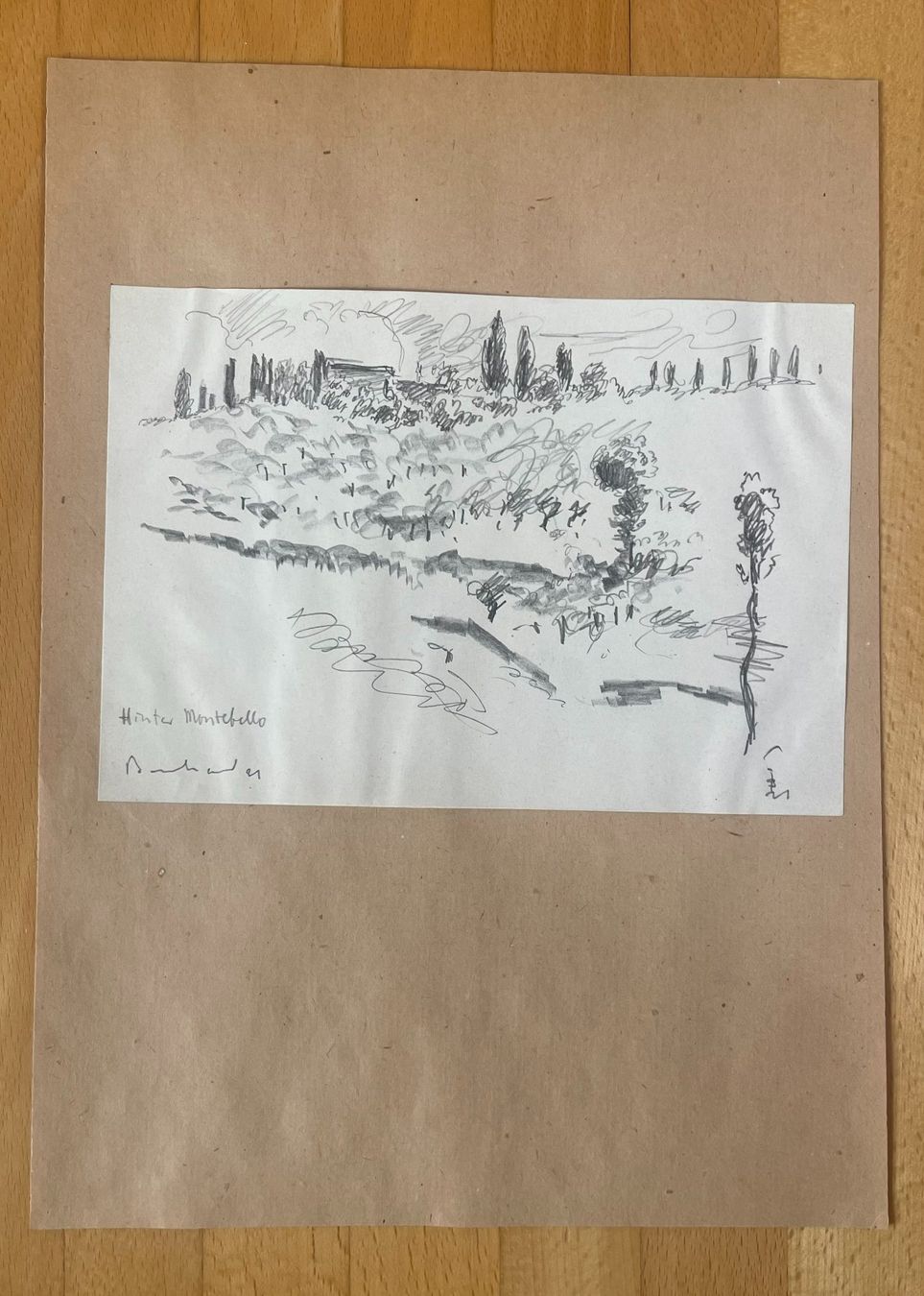 Dipinti: Fritz Bernhard "Hinter Montebello" signiert und datiert – Usato da Frenkendorf venduto da lia_t9jg 1