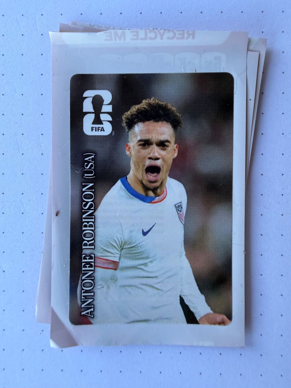 Panini Carte collezionabili: WM 2026 Panini Coca Cola Antonee Robinson – Nuovo (secondo la descrizione) da Titterten venduto da Steven523