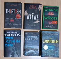 6x Thriller, Bücherpaket, Romane