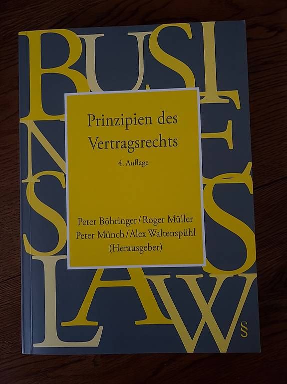 Libri: Prinzipien des Vertragsrechts 4.Auflage – Usato da Killwangen venduto da nat_85bb