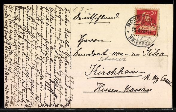 Cartoline postali: AK Rorschach, Panoramaansicht am See – Usato da Berlin venduto da bartko-reher 1