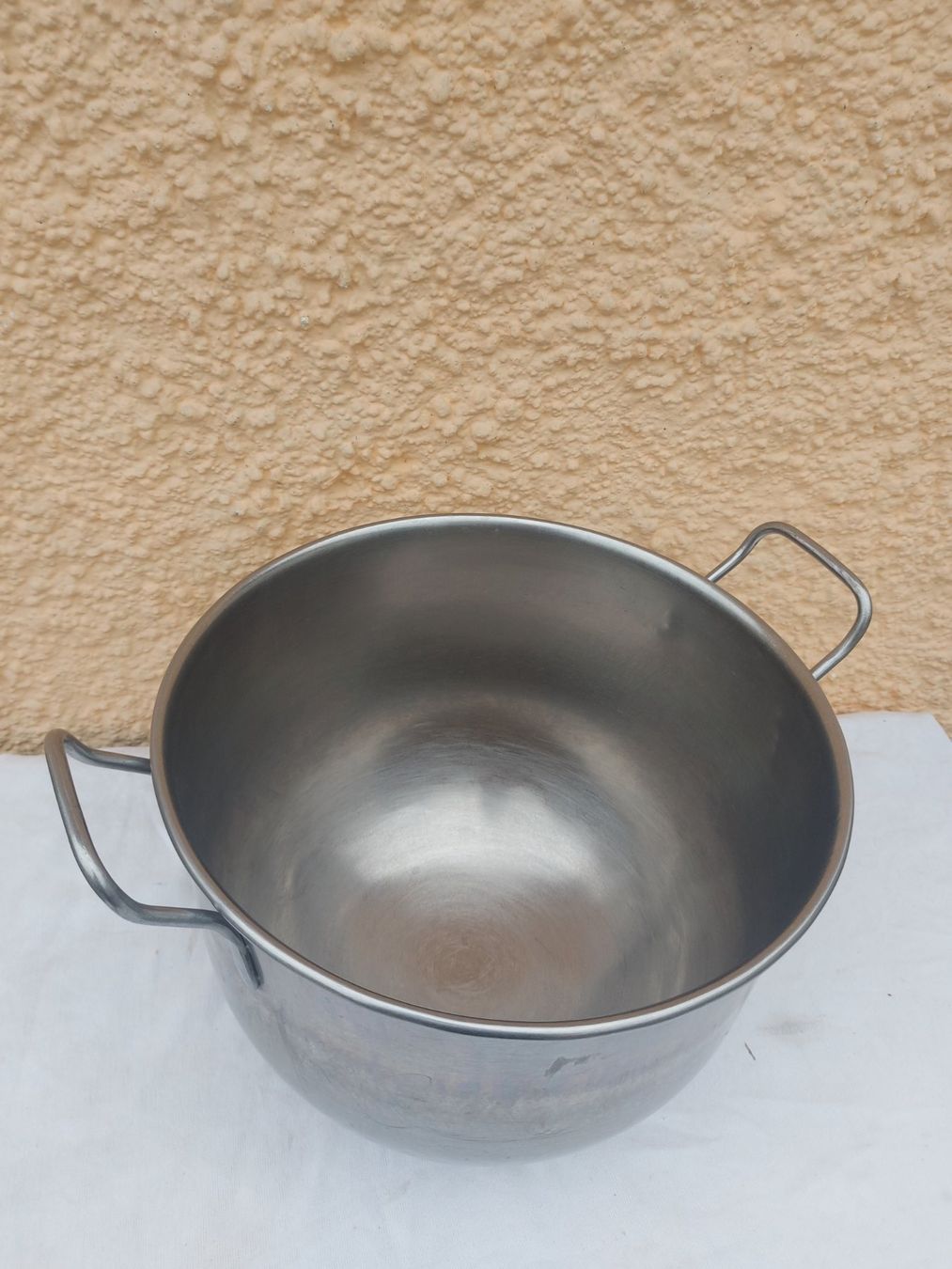 Ciotole: Grosse Chromstahlschüssel mit Griffen  35x28cm – Usato da Rheinau venduto da profitronic.shop 1