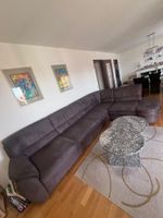 Ecksofa braun Stoff guter Zustand 320cm x 230cm