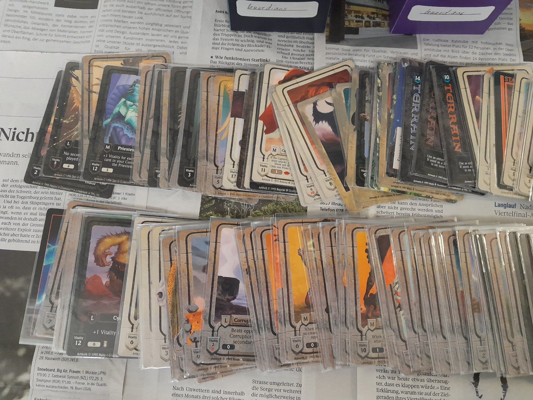 Carte collezionabili: Guardians Trading Card Game Sammlung – Usato da Rüti ZH venduto da Alemanni 6
