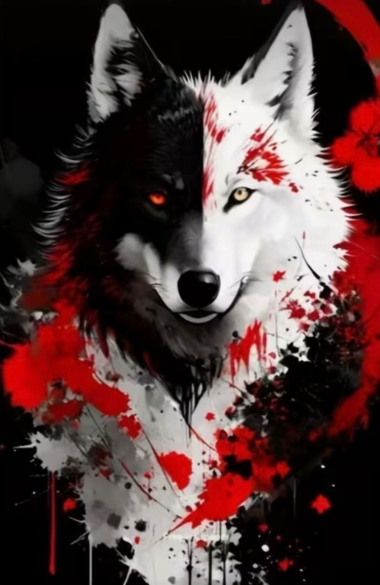 Bastelsets: Diamond Painting: Wolf 40x70cm – Neu und originalverpackt aus Teufenthal AG von MeineSchatztruhe