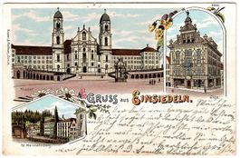 3-Bild   Lithokarte   Einsiedeln