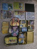 Pokemon Karten mit Boxen und Mäppli gemischt guter Zustand