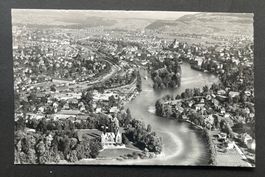 Thun Fliegeraufnahme /Schloss Schadau und Umgebung ca. 1950