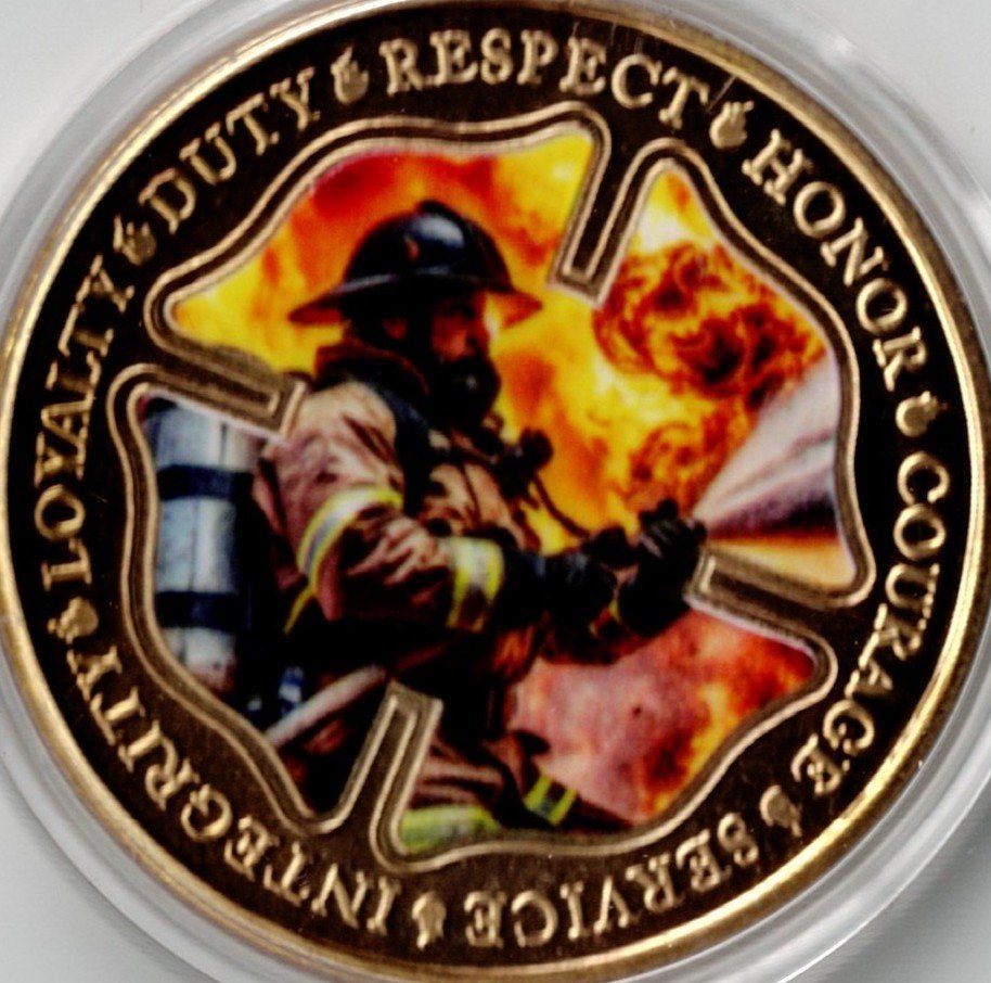 Medaglie: Fire_Rescue_Service_Integrity_Loyalty_Duty_Respect_Medaill 2 – Nuovo (secondo la descrizione) da Hombrechtikon venduto da Fraese01 1