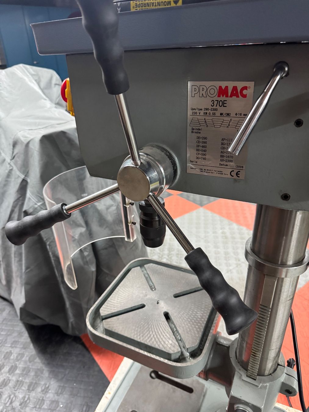 Promac Trapani: Ständerbohrmaschine Promac 370e – Usato da Strengelbach venduto da Boerzi77 5