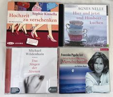 4 Hörbücher Romantik, Liebe, Spannung,Top Zustand!