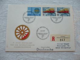 1967 75 Jahre Zentralamt Int. Eisenbahnverkehr, Bern