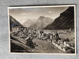 Photo Karte / Hätzingen GL mit dem Tödi Gelaufen 1943